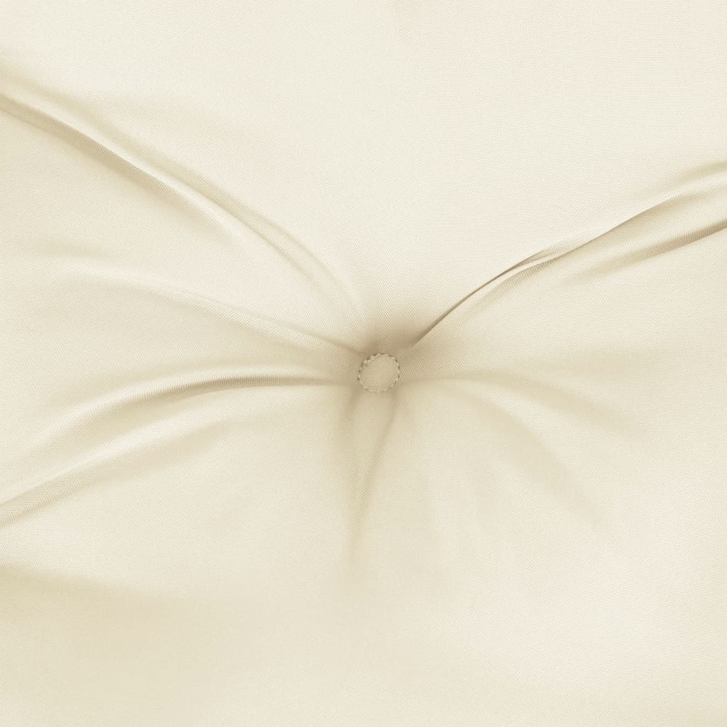 Garden Bench Cushion Cream White 59.1"x19.7"x2.8" Oxford Fabric