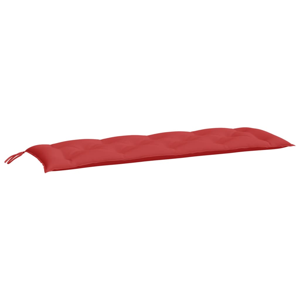 Garden Bench Cushion Red 59.1"x19.7"x2.8" Oxford Fabric