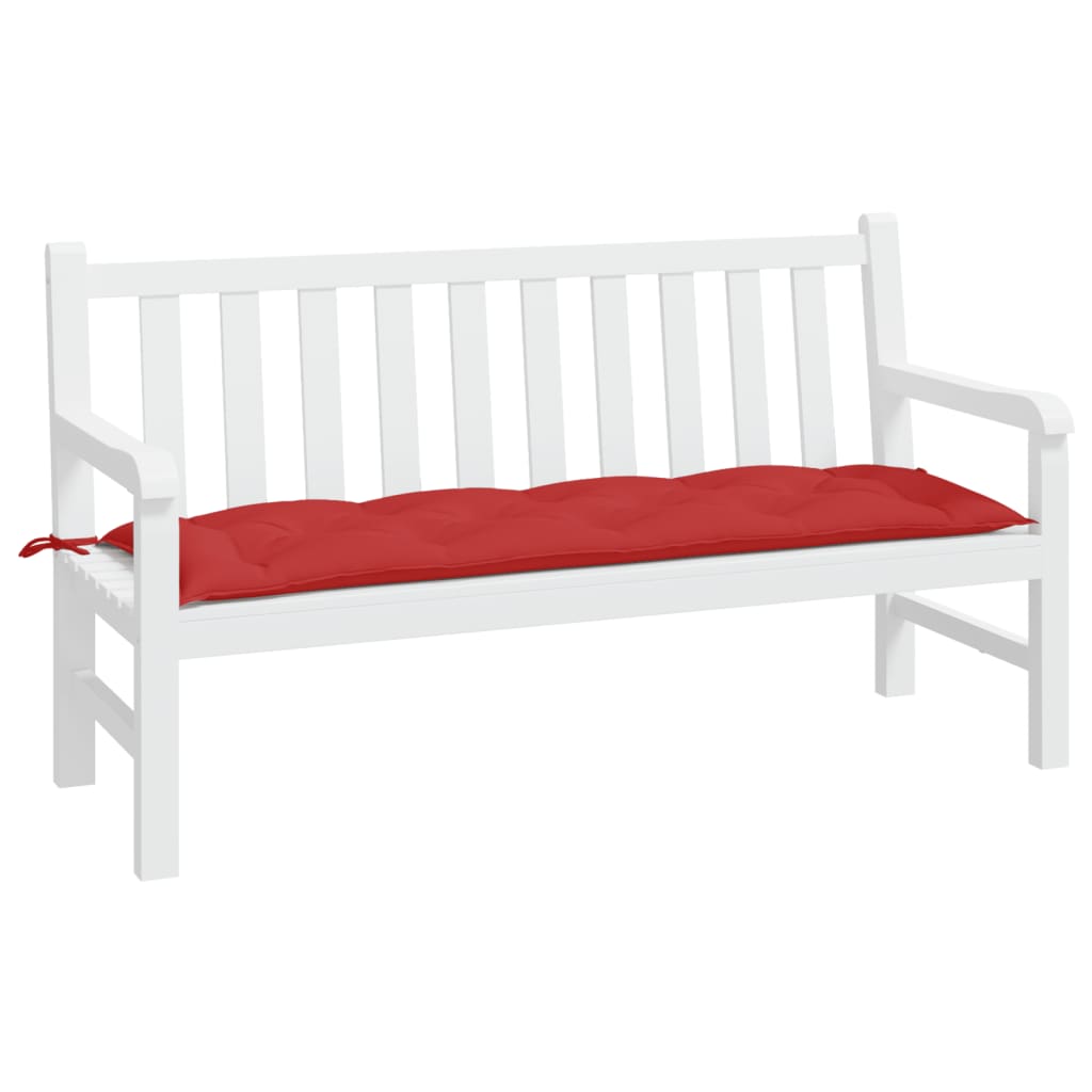 Garden Bench Cushion Red 59.1"x19.7"x2.8" Oxford Fabric