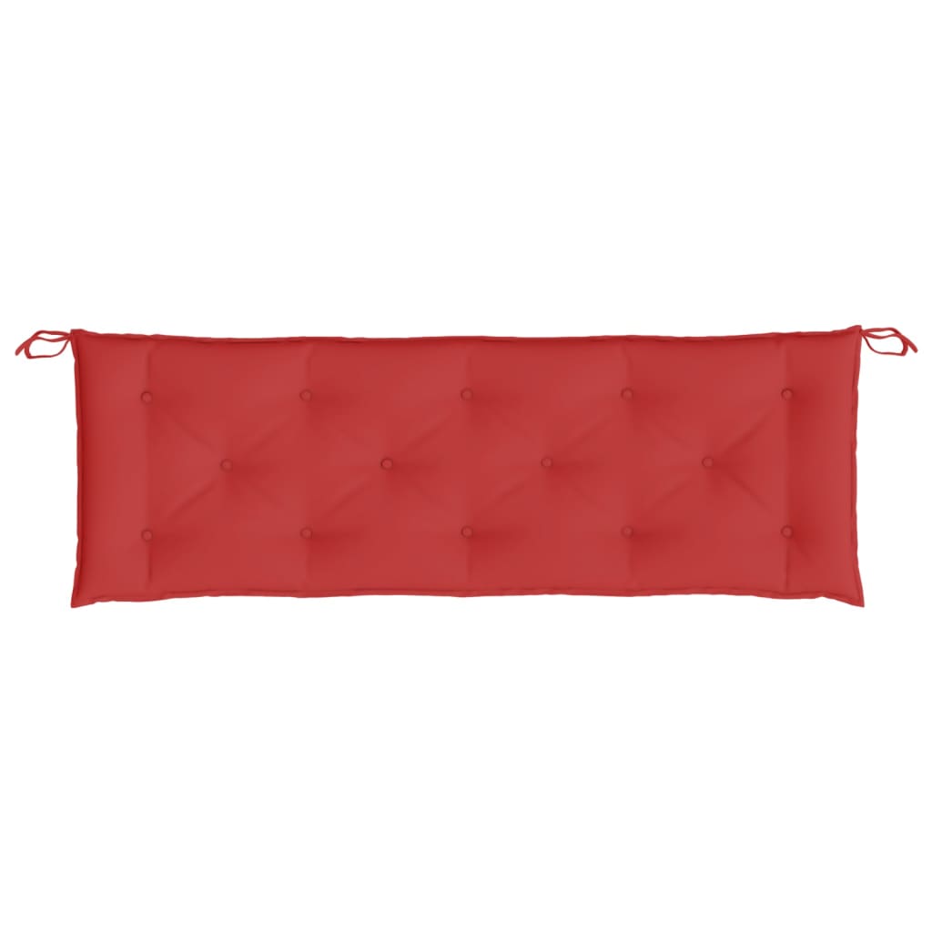 Garden Bench Cushion Red 59.1"x19.7"x2.8" Oxford Fabric