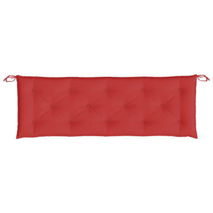 Garden Bench Cushion Red 59.1"x19.7"x2.8" Oxford Fabric