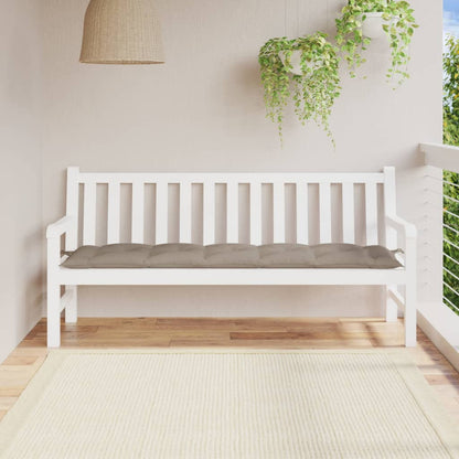 Garden Bench Cushion Taupe 70.9"x19.7"x2.8" Oxford Fabric