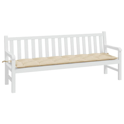 Garden Bench Cushion Beige 78.7"x19.7"x2.8" Oxford Fabric