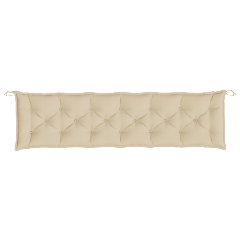 Garden Bench Cushion Beige 78.7"x19.7"x2.8" Oxford Fabric