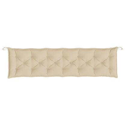 Garden Bench Cushion Beige 78.7"x19.7"x2.8" Oxford Fabric