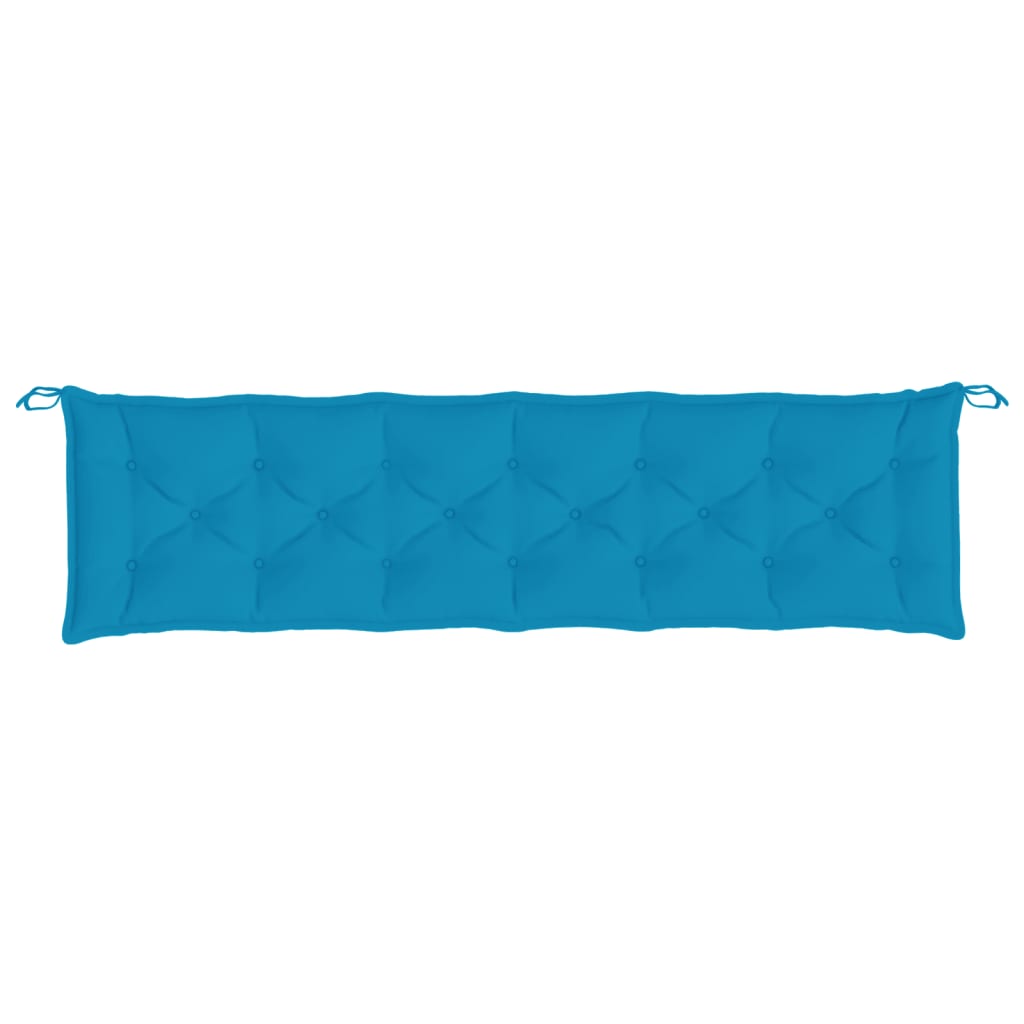 Garden Bench Cushion Light Blue 78.7"x19.7"x2.8" Oxford Fabric