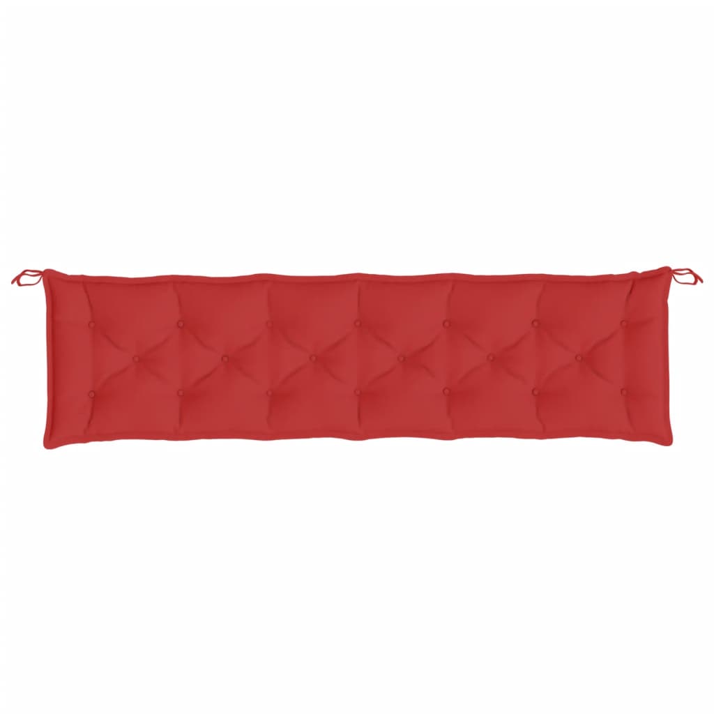 Garden Bench Cushion Red 78.7"x19.7"x2.8" Oxford Fabric