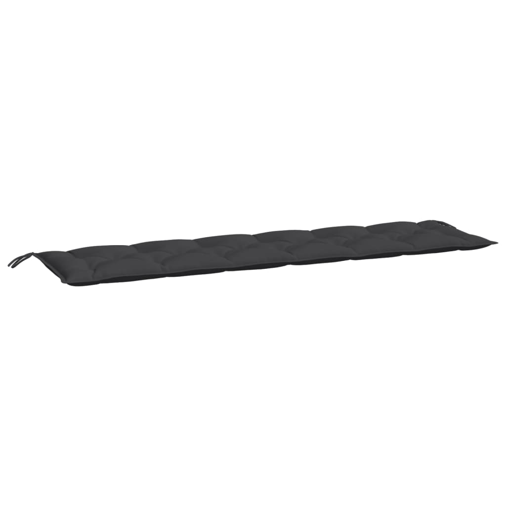 Garden Bench Cushion Black 78.7"x19.7"x2.8" Oxford Fabric