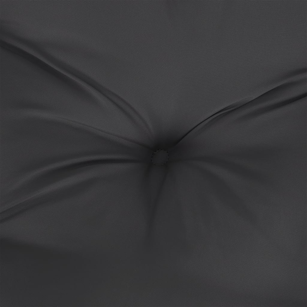 Garden Bench Cushion Black 78.7"x19.7"x2.8" Oxford Fabric