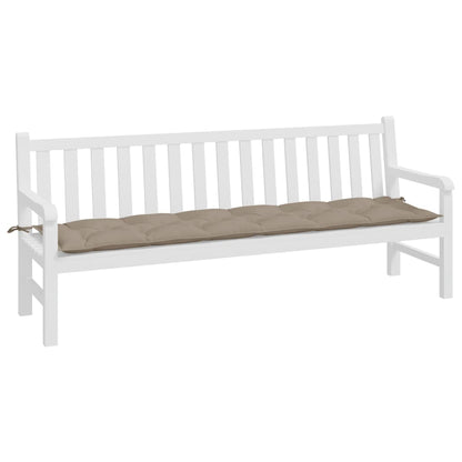 Garden Bench Cushion Taupe 78.7"x19.7"x2.8" Oxford Fabric