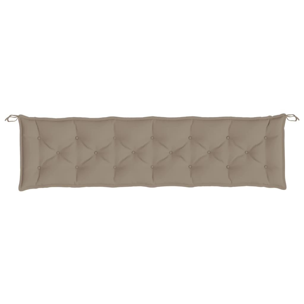 Garden Bench Cushion Taupe 78.7"x19.7"x2.8" Oxford Fabric