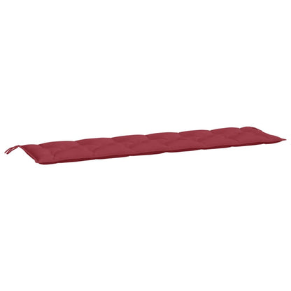 Garden Bench Cushion Wine Red 78.7"x19.7"x2.8" Oxford Fabric