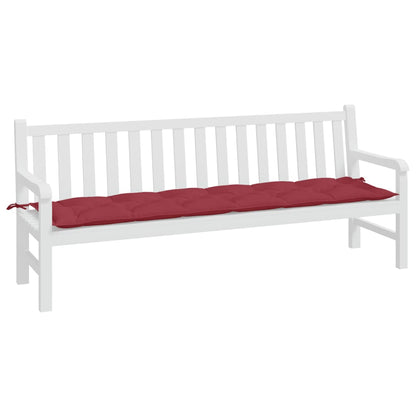 Garden Bench Cushion Wine Red 78.7"x19.7"x2.8" Oxford Fabric