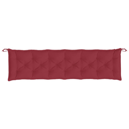 Garden Bench Cushion Wine Red 78.7"x19.7"x2.8" Oxford Fabric