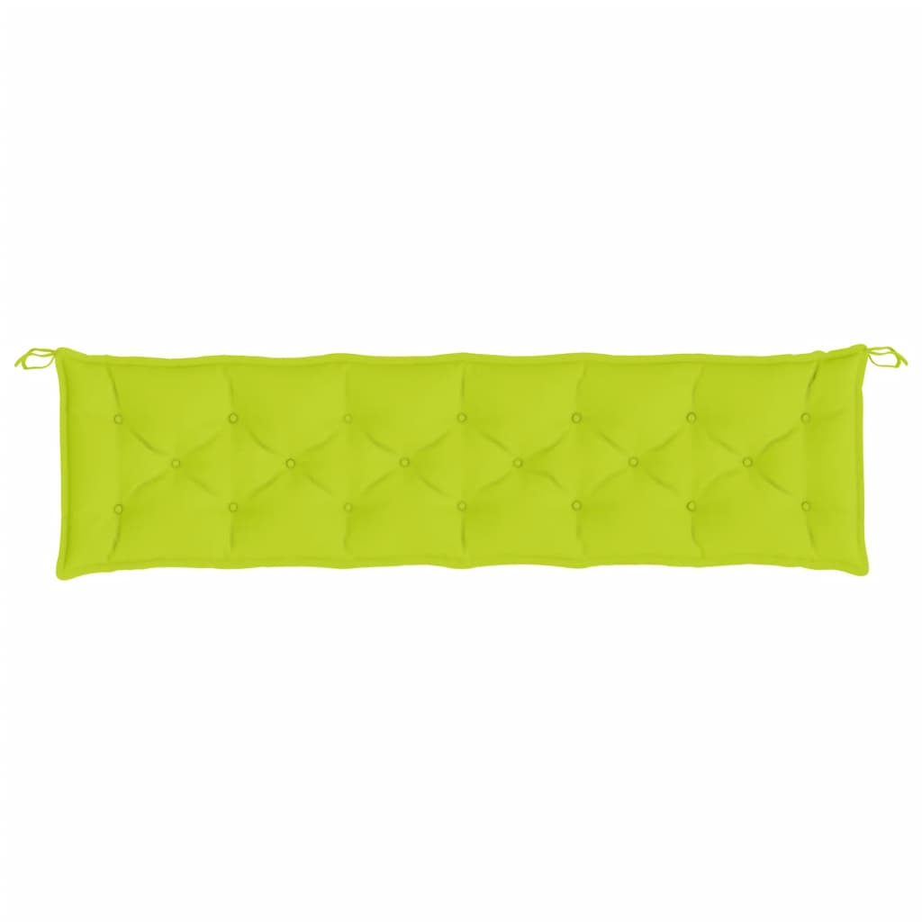 Garden Bench Cushion Bright Green 78.7"x19.7"x2.8" Oxford Fabric