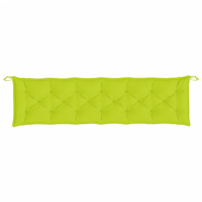 Garden Bench Cushion Bright Green 78.7"x19.7"x2.8" Oxford Fabric