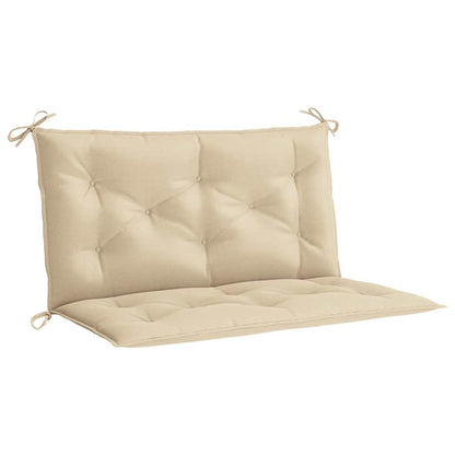 Garden Bench Cushion Beige 39.4"x(19.7"+19.7")x2.8" Oxford Fabric