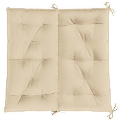 Garden Bench Cushion Beige 39.4"x(19.7"+19.7")x2.8" Oxford Fabric