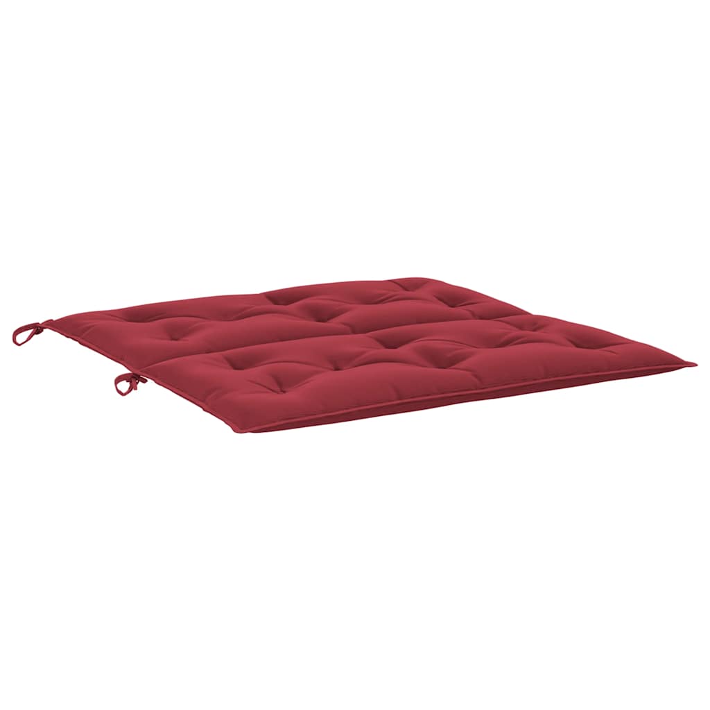 Garden Bench Cushion Wine Red 39.4"x(19.7"+19.7")x2.8" Oxford Fabric