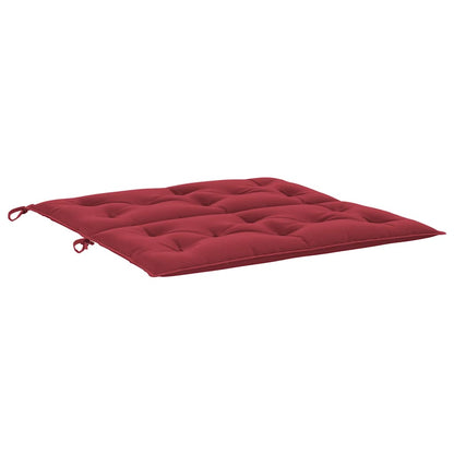 Garden Bench Cushion Wine Red 39.4"x(19.7"+19.7")x2.8" Oxford Fabric