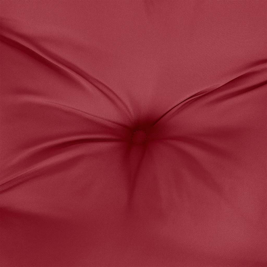 Garden Bench Cushion Wine Red 39.4"x(19.7"+19.7")x2.8" Oxford Fabric