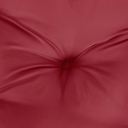 Garden Bench Cushion Wine Red 39.4"x(19.7"+19.7")x2.8" Oxford Fabric