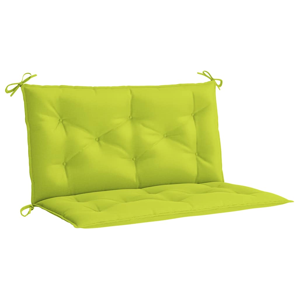 Garden Bench Cushion Bright Green 39.4"x(19.7"+19.7")x2.8" Oxford Fabric