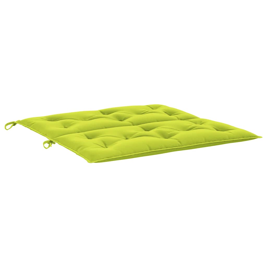 Garden Bench Cushion Bright Green 39.4"x(19.7"+19.7")x2.8" Oxford Fabric