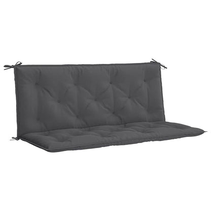 Garden Bench Cushion Anthracite 47.2"x(19.7"+19.7")x2.8" Oxford Fabric