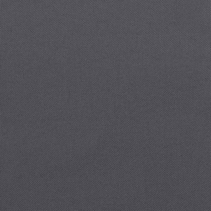 Garden Bench Cushion Anthracite 47.2"x(19.7"+19.7")x2.8" Oxford Fabric