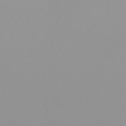 Garden Bench Cushion Gray 47.2"x(19.7"+19.7")x2.8" Oxford Fabric