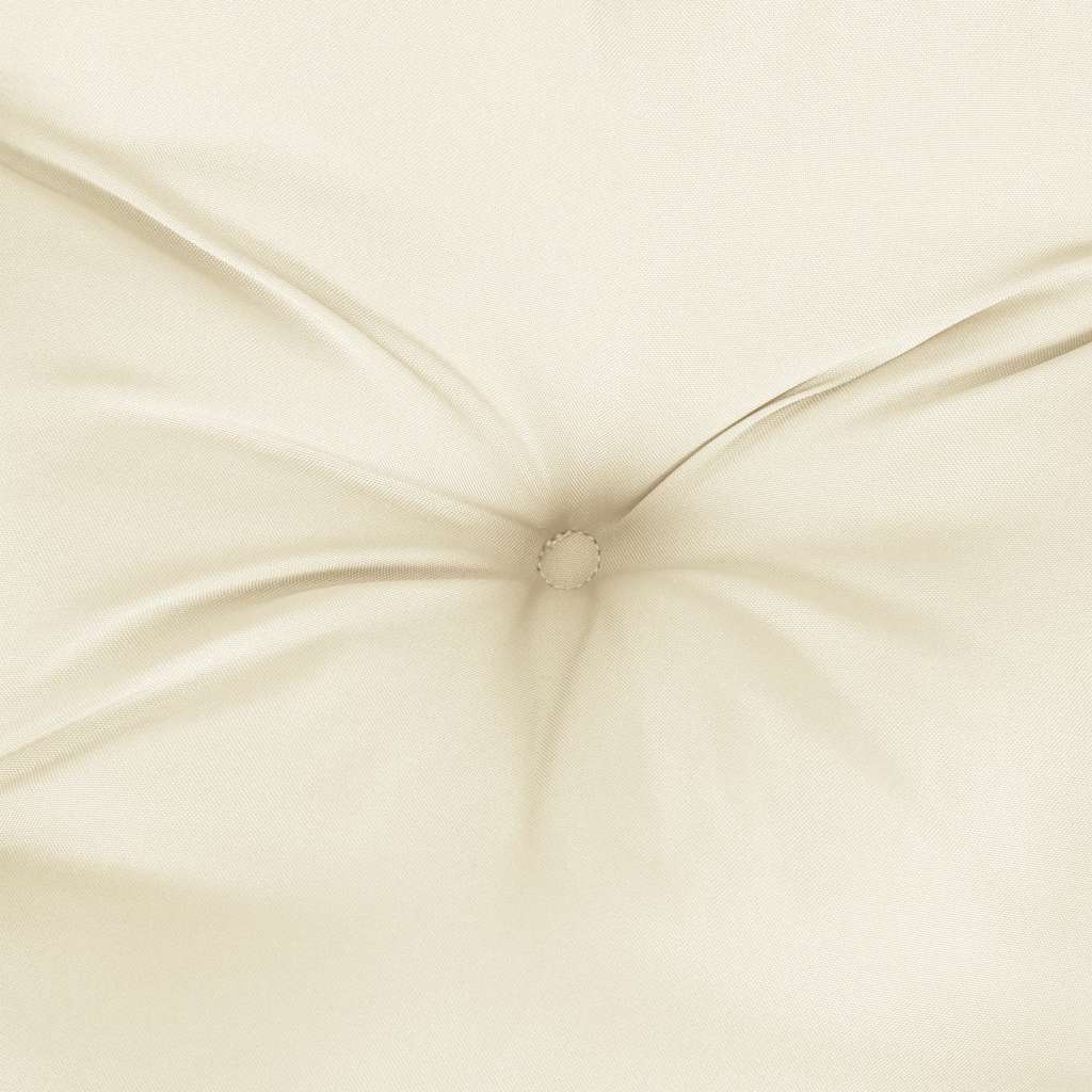 Garden Bench Cushion Cream White 47.2"x(19.7"+19.7")x2.8" Oxford Fabric