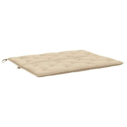 Garden Bench Cushion Beige 47.2"x(19.7"+19.7")x2.8" Oxford Fabric
