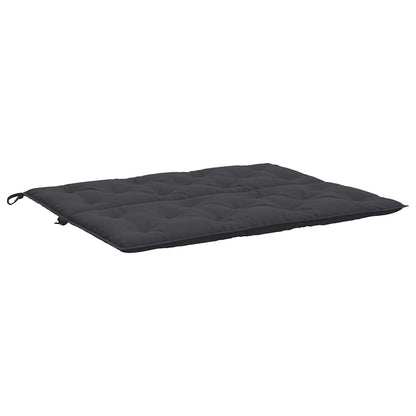 Garden Bench Cushion Black 47.2"x(19.7"+19.7")x2.8" Oxford Fabric