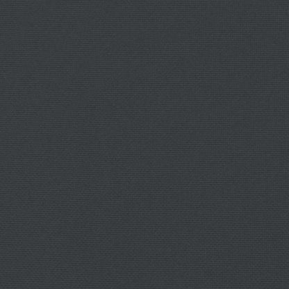 Garden Bench Cushion Black 47.2"x(19.7"+19.7")x2.8" Oxford Fabric