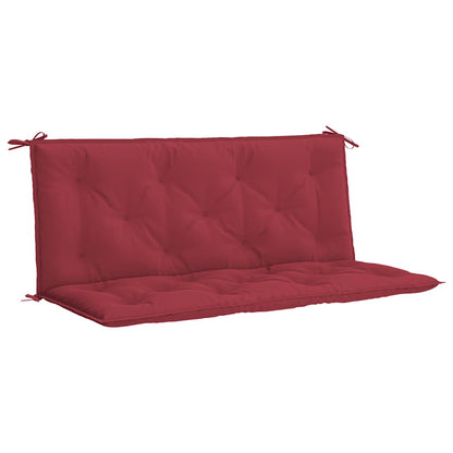 Garden Bench Cushion Wine Red 47.2"x(19.7"+19.7")x2.8" Oxford Fabric