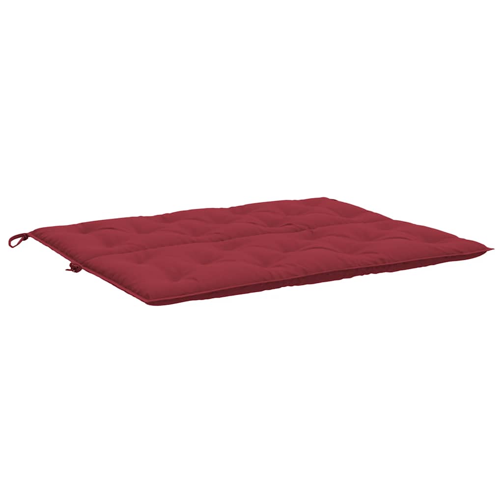 Garden Bench Cushion Wine Red 47.2"x(19.7"+19.7")x2.8" Oxford Fabric