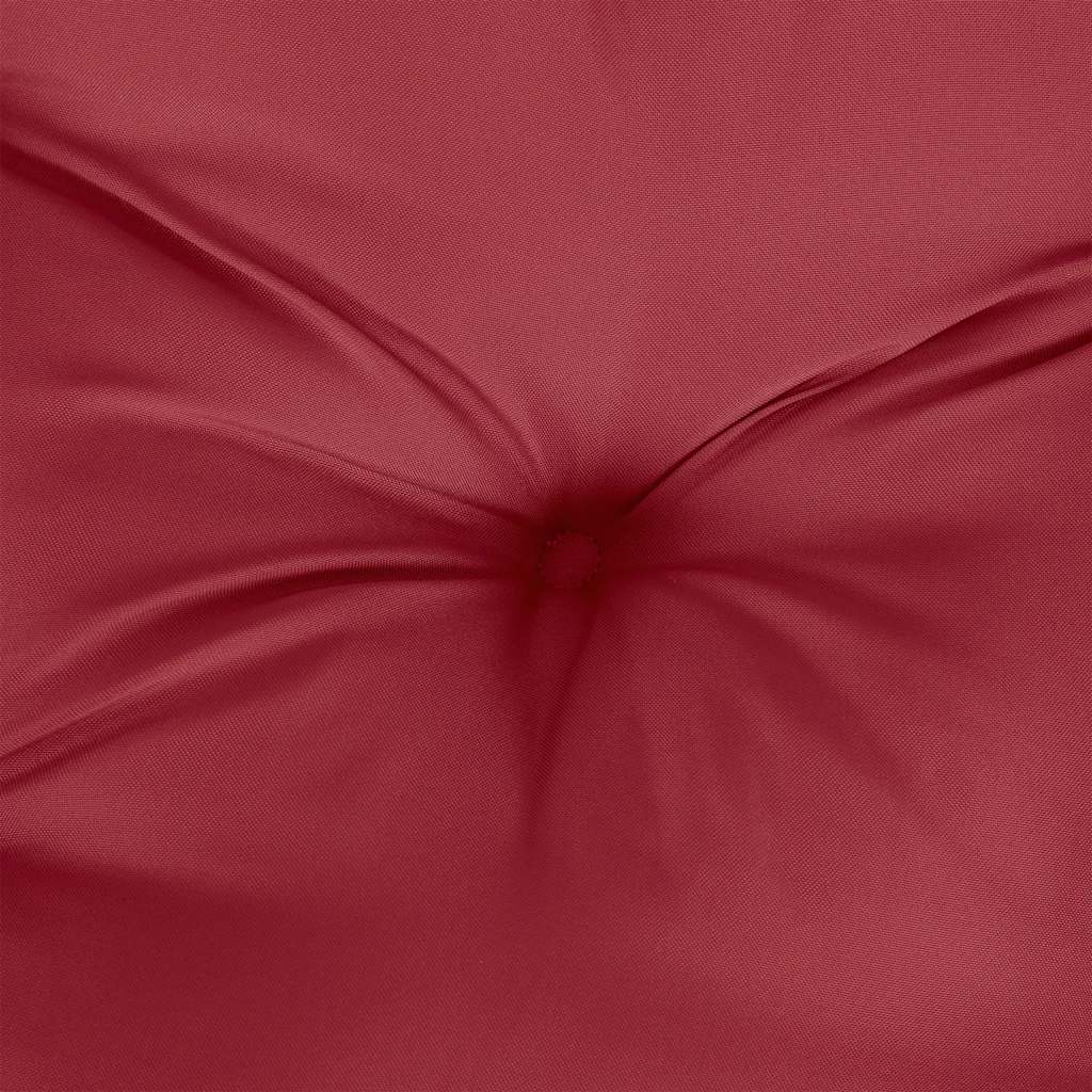 Garden Bench Cushion Wine Red 47.2"x(19.7"+19.7")x2.8" Oxford Fabric