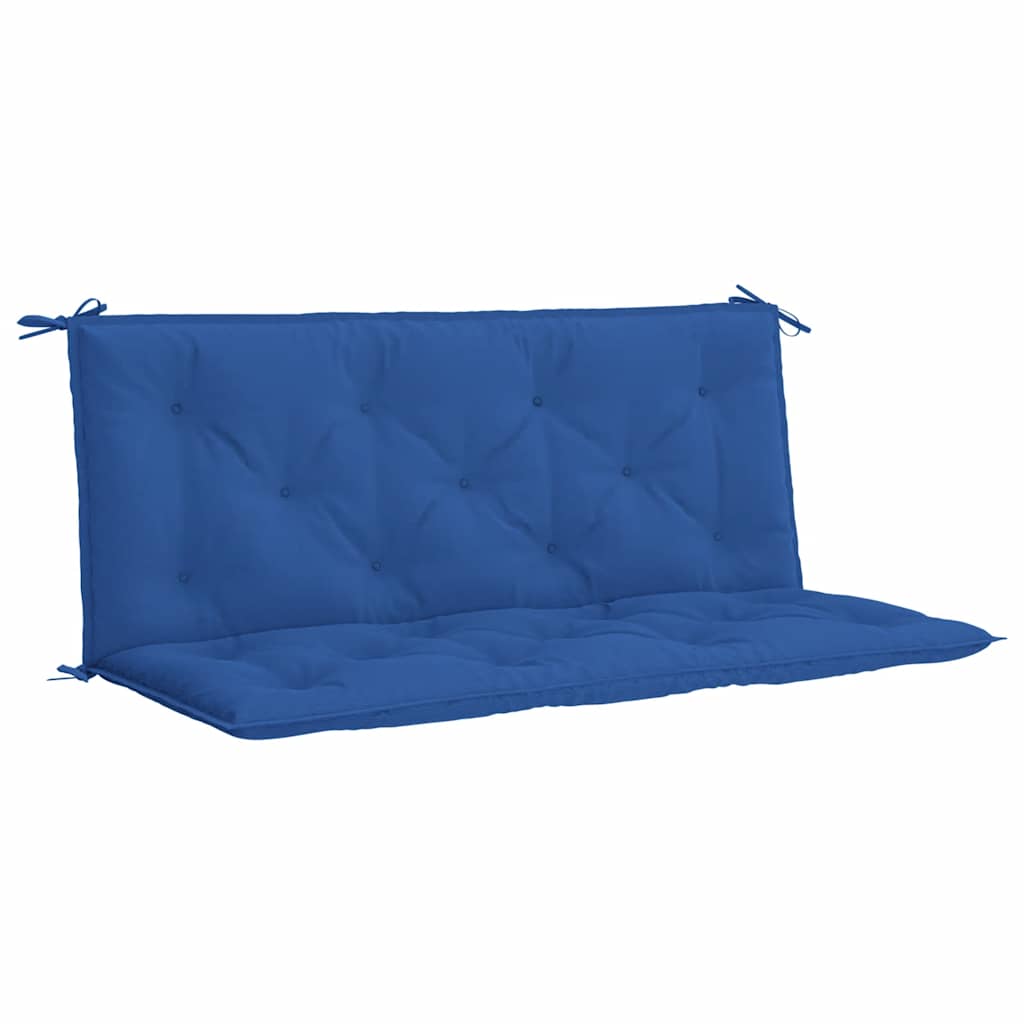 Garden Bench Cushion Blue 47.2"x(19.7"+19.7")x2.8" Oxford Fabric