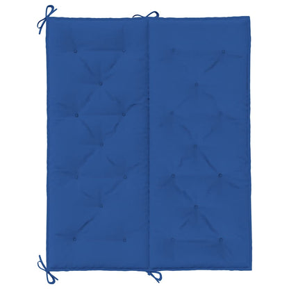 Garden Bench Cushion Blue 47.2"x(19.7"+19.7")x2.8" Oxford Fabric