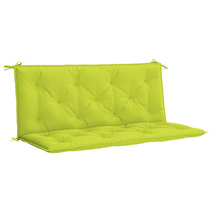 Garden Bench Cushion Bright Green 47.2"x(19.7"+19.7")x2.8" Oxford Fabric