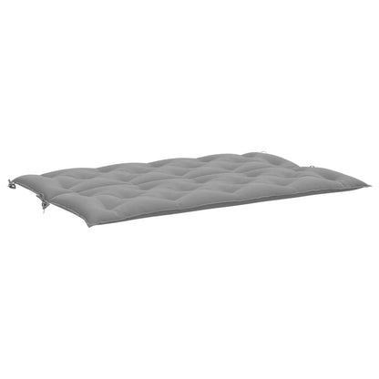 Garden Bench Cushion Gray 59.1"x(19.7"+19.7")x2.8" Oxford Fabric