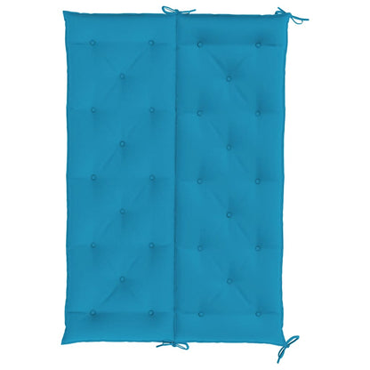 Garden Bench Cushion Light Blue 59.1"x(19.7"+19.7")x2.8" Oxford Fabric
