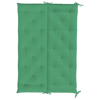 Garden Bench Cushion Green 59.1"x(19.7"+19.7")x2.8" Oxford Fabric