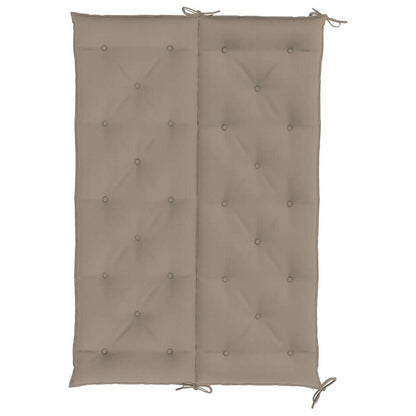 Garden Bench Cushion Taupe 59.1"x(19.7"+19.7")x2.8" Oxford Fabric