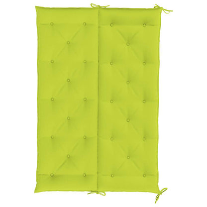 Garden Bench Cushion Bright Green 59.1"x(19.7"+19.7")x2.8" Oxford Fabric