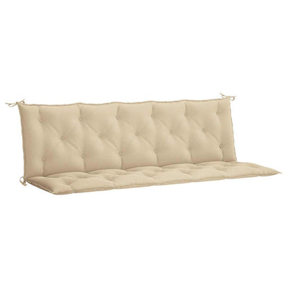 Garden Bench Cushion Beige 70.9"x(19.7"+19.7")x2.8" Oxford Fabric