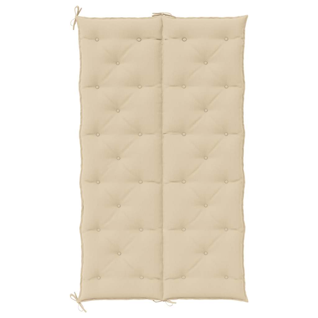 Garden Bench Cushion Beige 70.9"x(19.7"+19.7")x2.8" Oxford Fabric