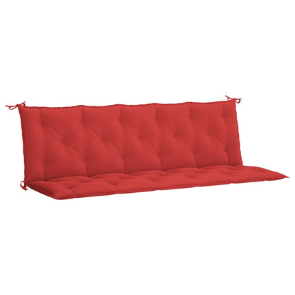 Garden Bench Cushion Red 70.9"x(19.7"+19.7")x2.8" Oxford Fabric