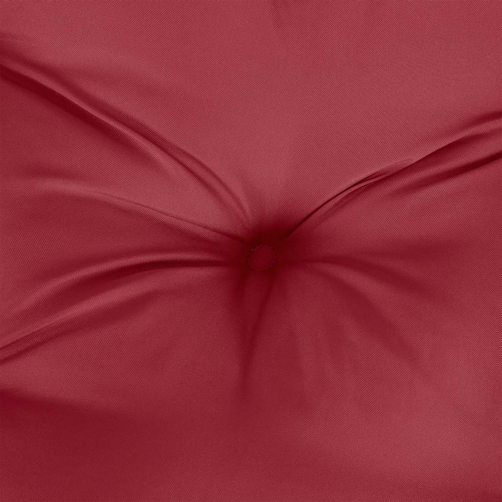 Garden Bench Cushion Wine Red 70.9"x(19.7"+19.7")x2.8" Oxford Fabric